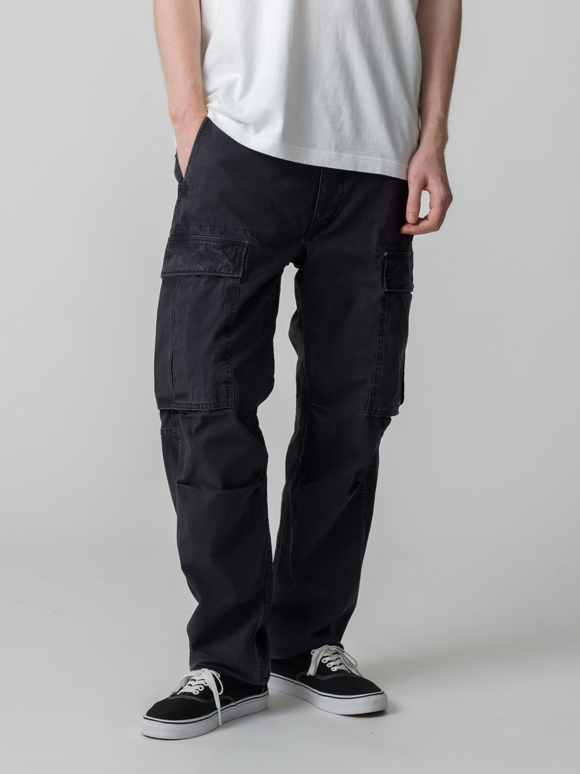 SAPEur ワークパンツ Lサイズ コットン100% カーゴパンツ黒 サプール