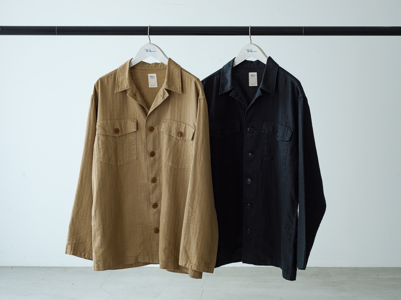 Ron Herman California Linen Herring Bone Shirt Jacket ＆ Easy