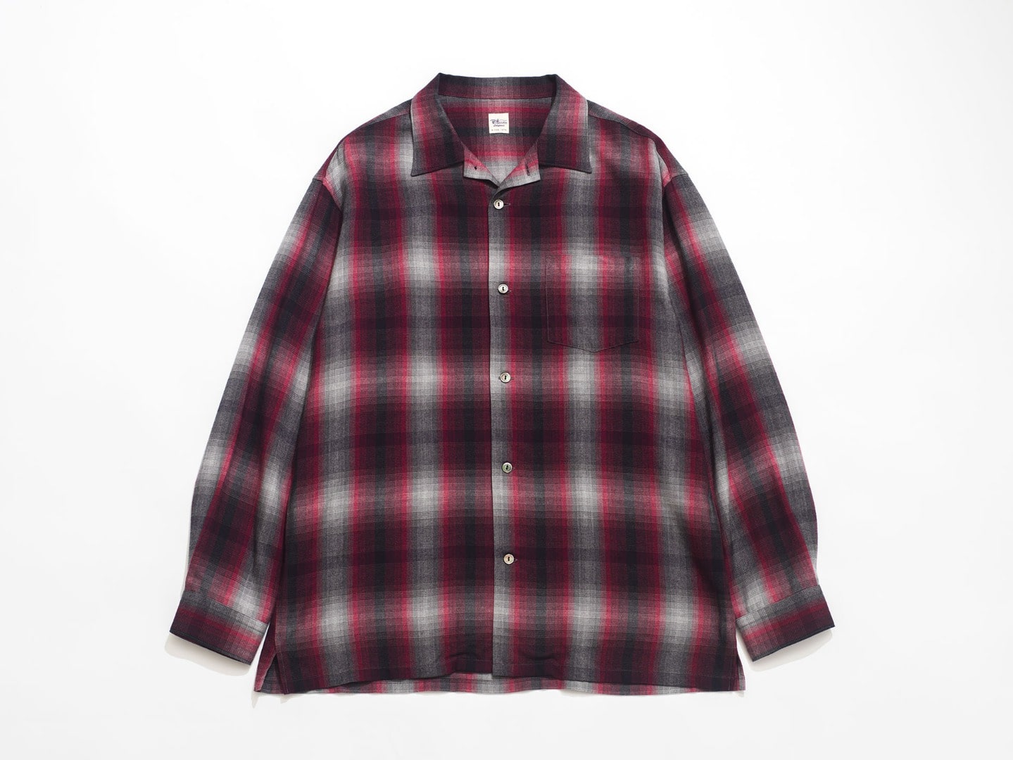 Ron Herman California Brushed Ombre Open Collar Shirt News｜Ron Herman