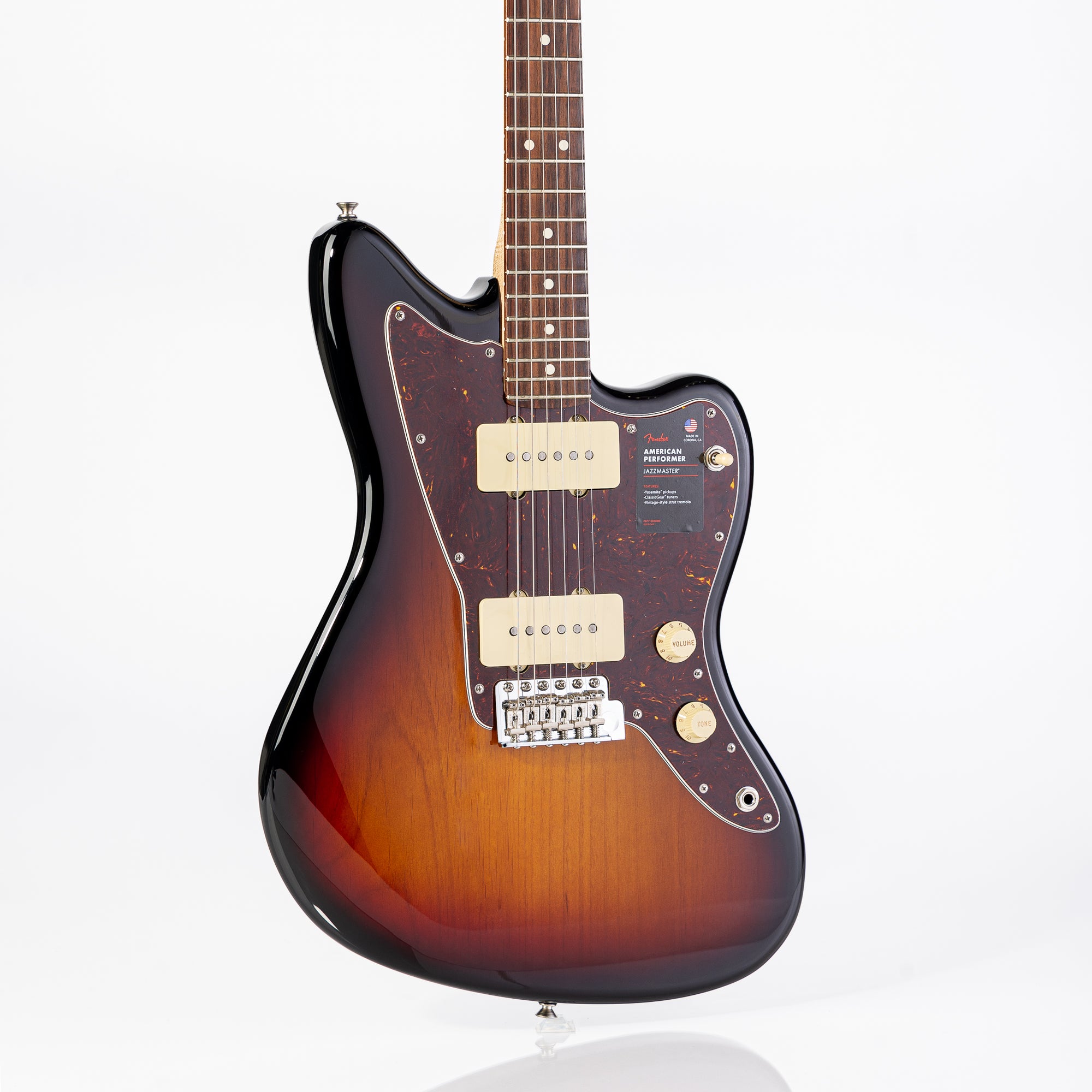 Fender American Performer Jazzmaster Rosewood Electric Guitar- 3