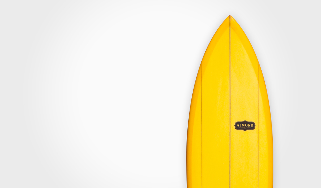 SURFBOARDS ALMOND 〈sandia fish〉 | ROCKDANCE：ソエダサーフボード
