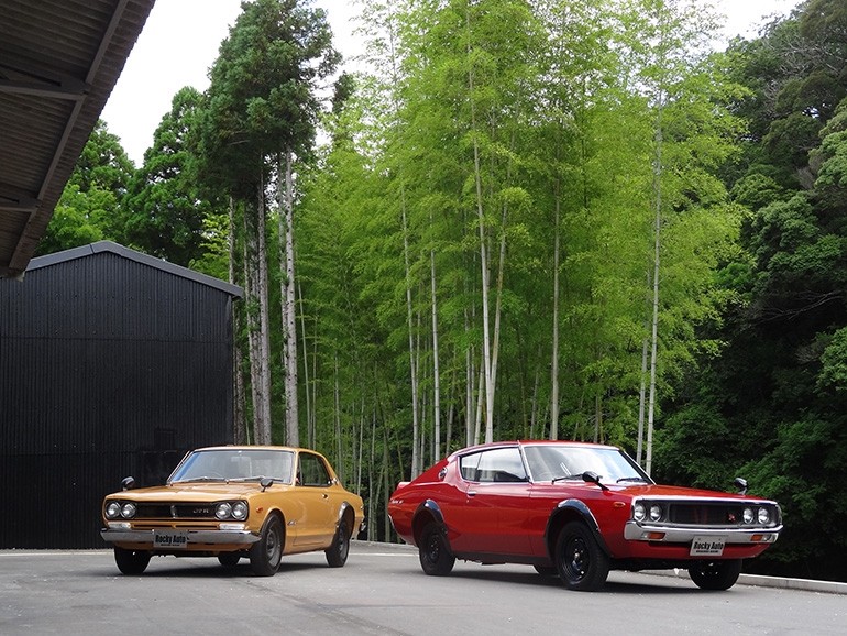 スカイライン GT-R ケンメリKPGC110 ハコスカKPGC10撮影 トヨタ