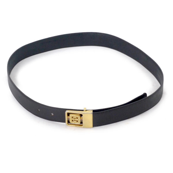 GIVENCHY 4Gロゴバックルレザーベルト（黒） – Vintage Shop Rococo