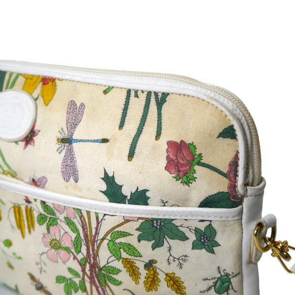 OLD Gucci フローラ柄 薄型2WAYバッグ（白） – Vintage Shop Rococo