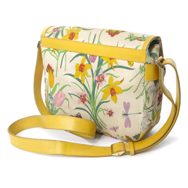 OLD Gucci フローラ柄ショルダーバッグ（黄） – Vintage Shop Rococo
