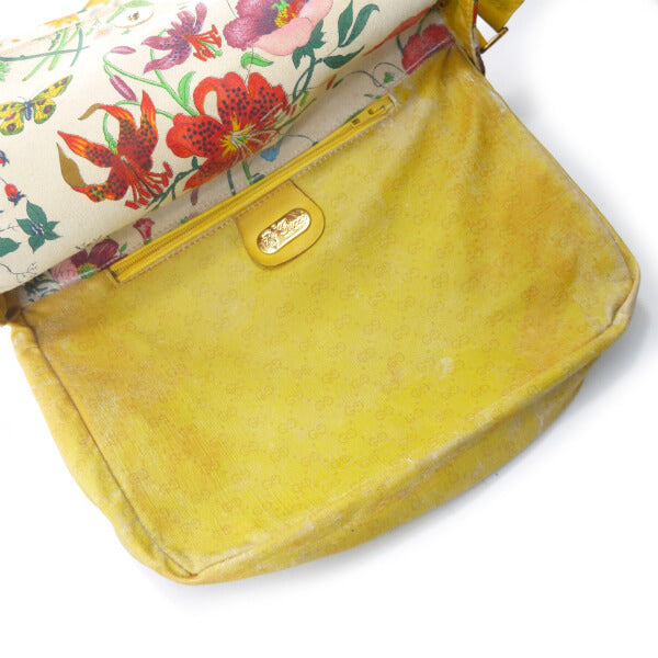 OLD Gucci フローラ柄ショルダーバッグ（黄） – Vintage Shop Rococo