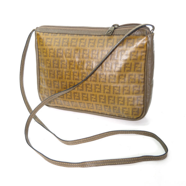Fendi ズッキーノ柄 斜めがけショルダー（茶） – Vintage Shop Rococo