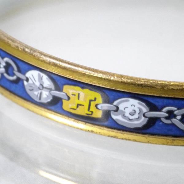 HERMES チェーン柄 エマイユPMバングル（青系） – Vintage Shop Rococo