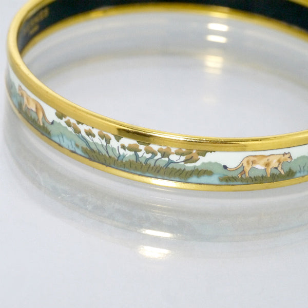 HERMES ライオン柄 エマイユPMバングル（ミント系） – Vintage Shop Rococo