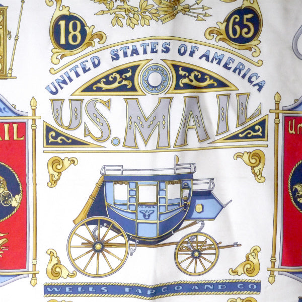 OLD CELINE ゴージャスプリント大判シルクスカーフ（赤系） – Vintage