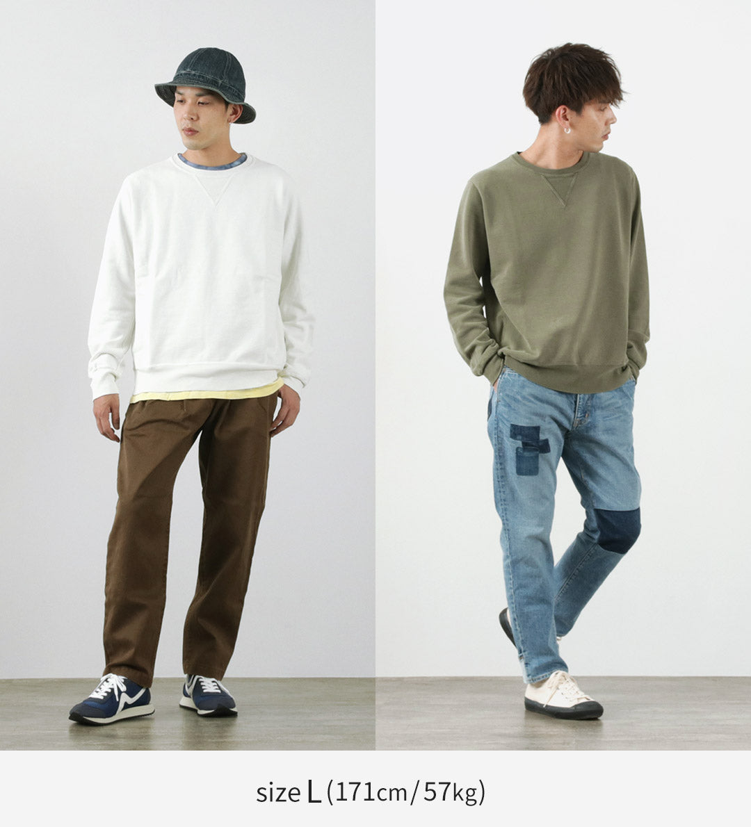 50％OFF】REMI RELIEF（レミレリーフ） カラー別注 SP加工裏毛 クルー