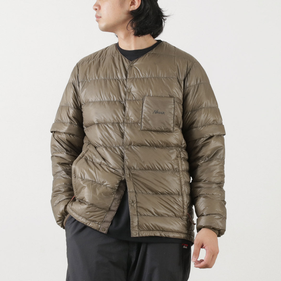 30％OFF】NANGA（ナンガ） インナー ダウンカーディガン