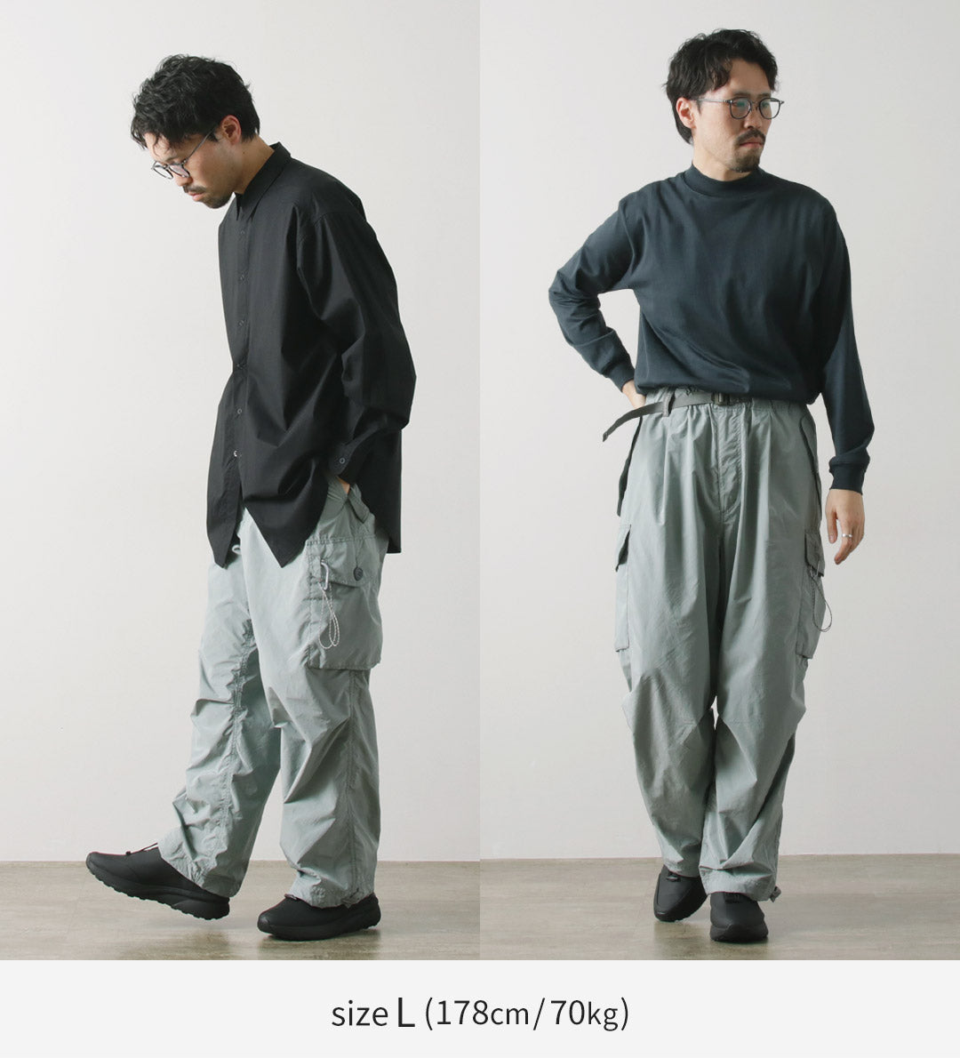 AND WANDER（アンドワンダー） オーバーサイズ カーゴパンツ 2025年