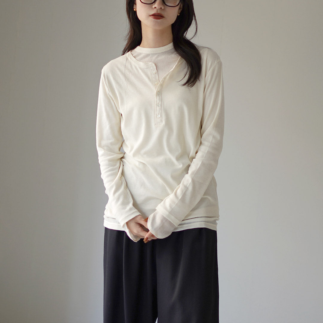 ETRE TOKYO（エトレトウキョウ） ヘンリーネックレイヤードセットロン