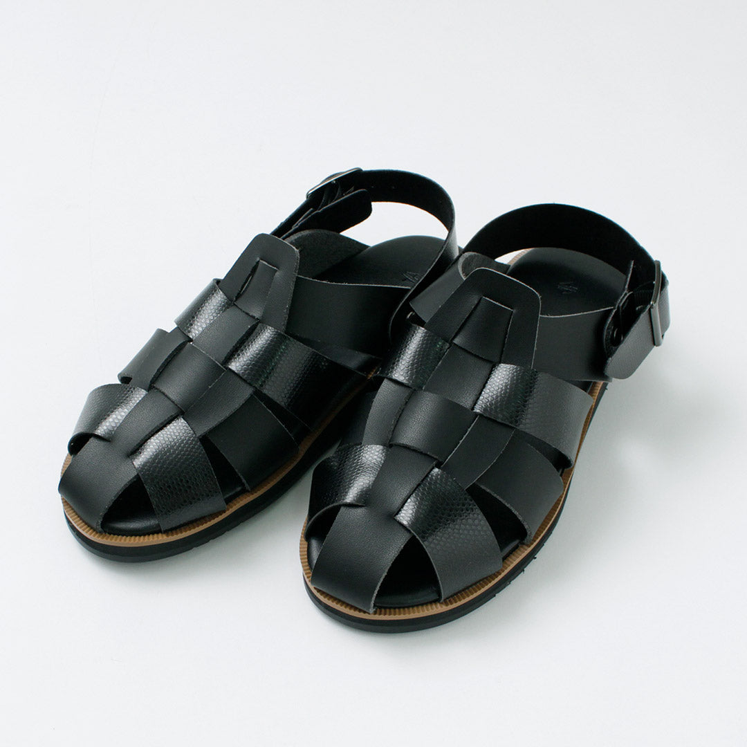 HEP（ヘップ） 別注 DRV ドライビング サンダル スネーク / グルカ