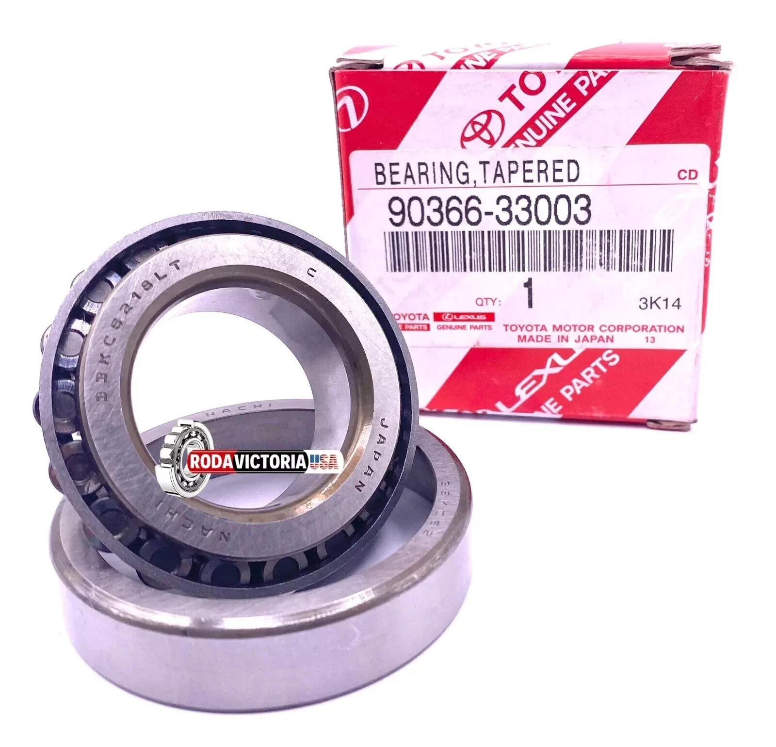 NACHI JAPAN 35KC6218 Transfer Pinion Bearing for TOYOTA 90366