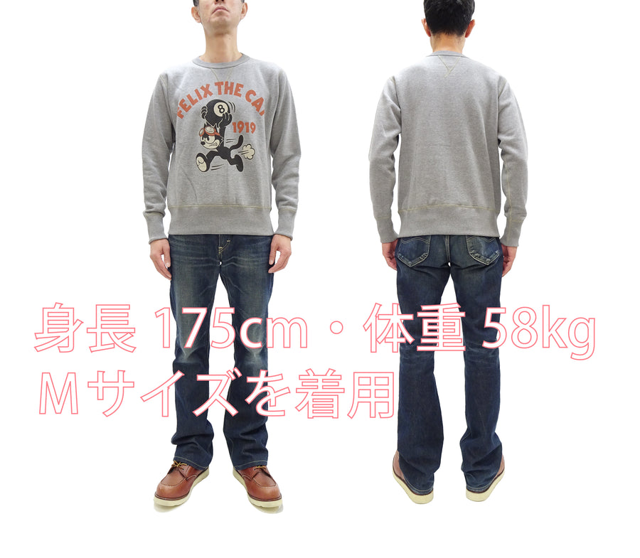 TOYS McCOY Sweatshirt Men's Casual Felix the Cat Graphic Print