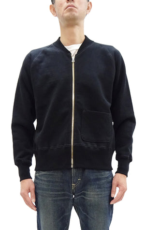 TOYS McCOY Zip-Up Sweatshirt Men's Casual C-2 Style No Hood Full