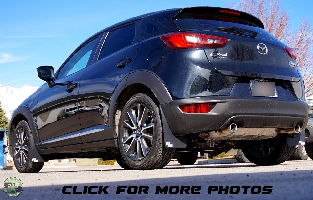 Mazda CX-3 2016-2021 Rally Mud Flaps — RokBlokz