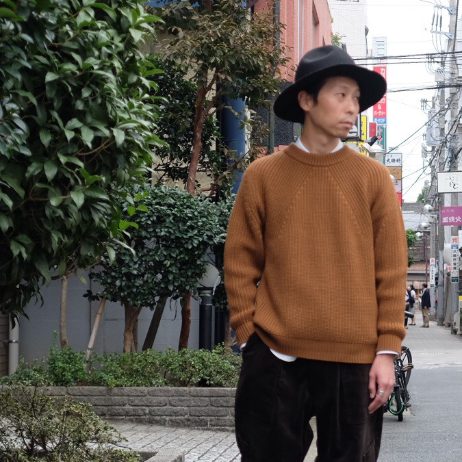 BATONER (バトナー) SIGNATURE CREWNECK 【片畦クルーネックプル