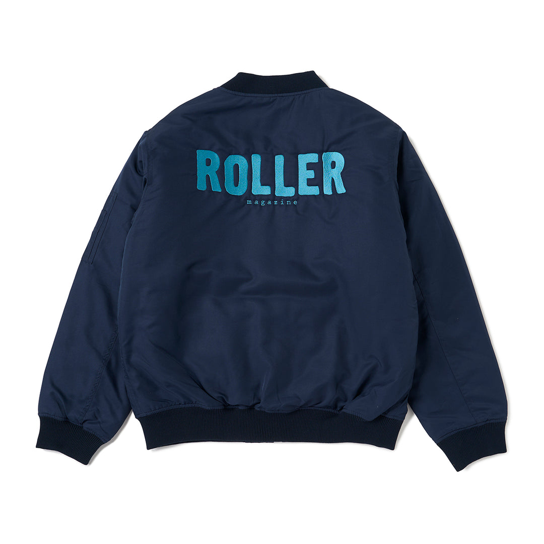 ROLLER MA-1 Jacket 【Navy x Blue】 – ROLLER magazine