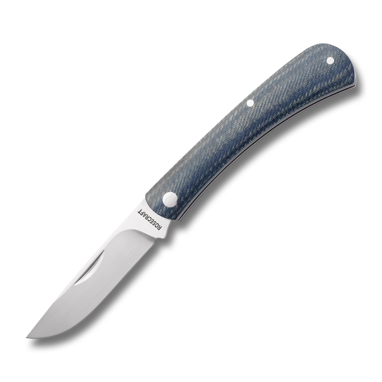 RoseCraft Overall Creek Farm Hand Denim Micarta RCT022-BDM
