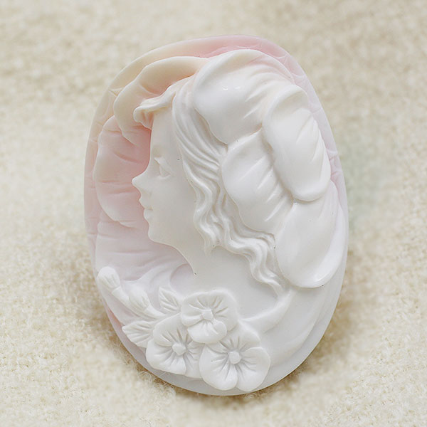 ☆コンクシェル カメオ 69.26ct※こちらのルースを使用しての