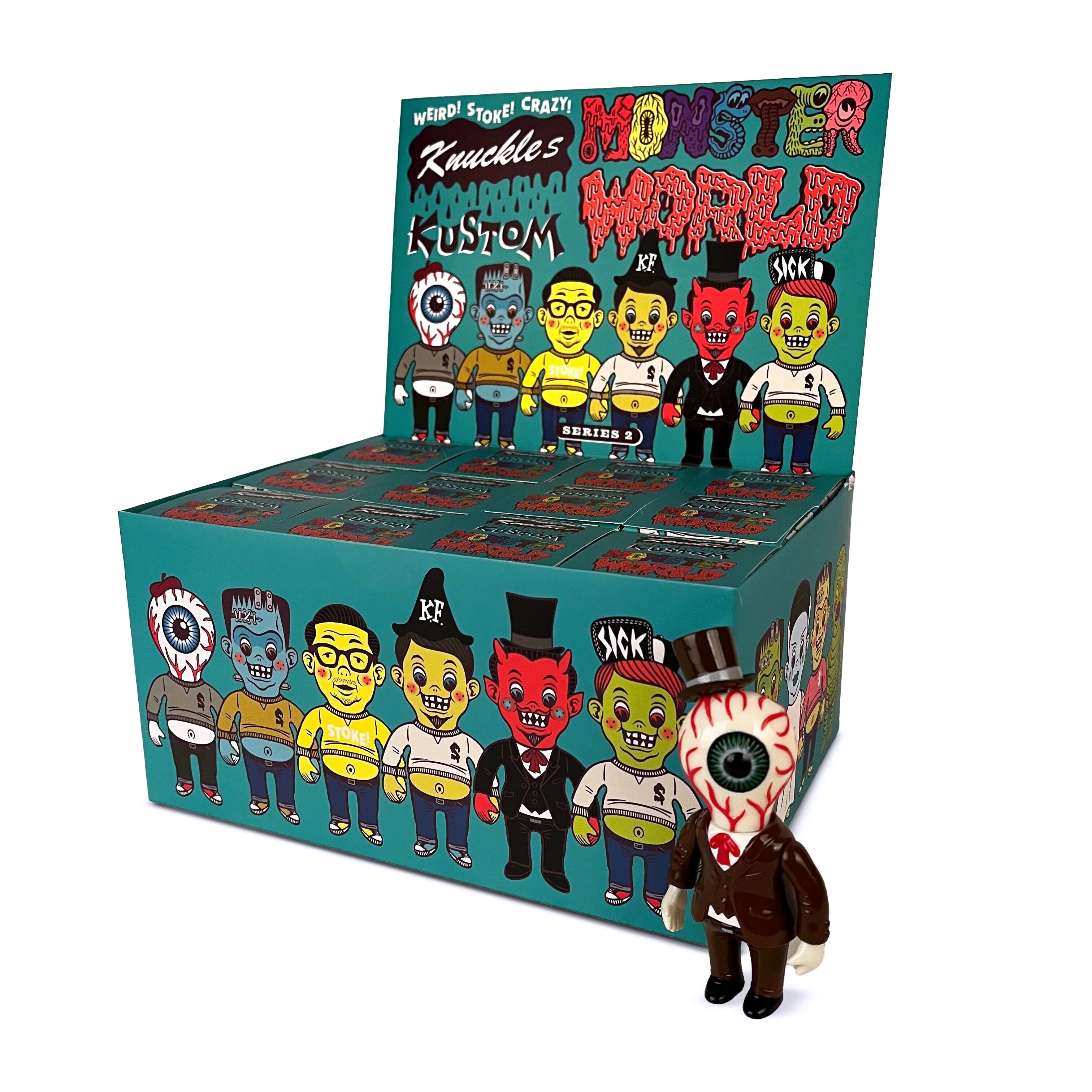 Knuckle's Kustom Monster World — Series 2 Blind Box | Rotofugi