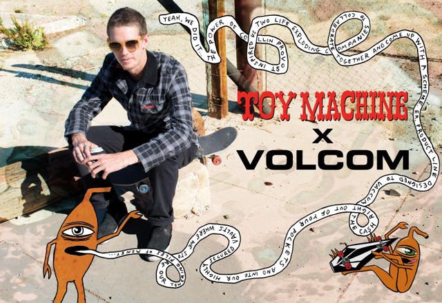 Toy Machine x VOLCOM Collin Provost モデル Collin Provost Toy