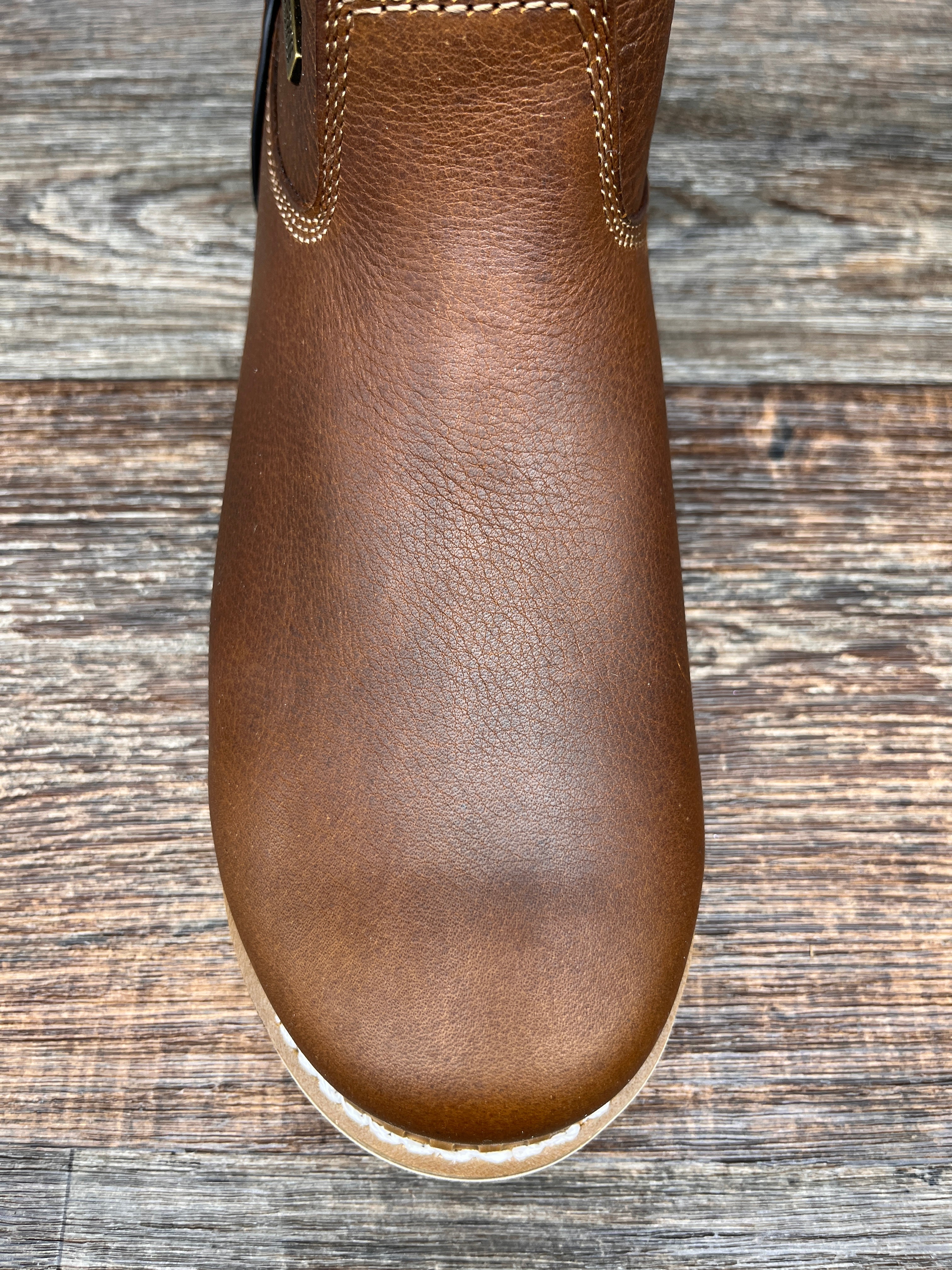 gb00369 Men's Waterproof Soft Toe Slip On Wedge Work Boot by