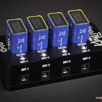King Tone Guitar Battery Box 4X Black | Reverb