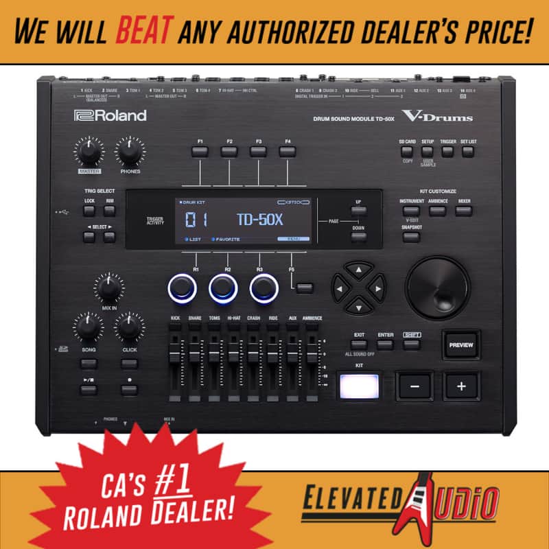 Roland TD-50X V-Drums Sound Module | Reverb