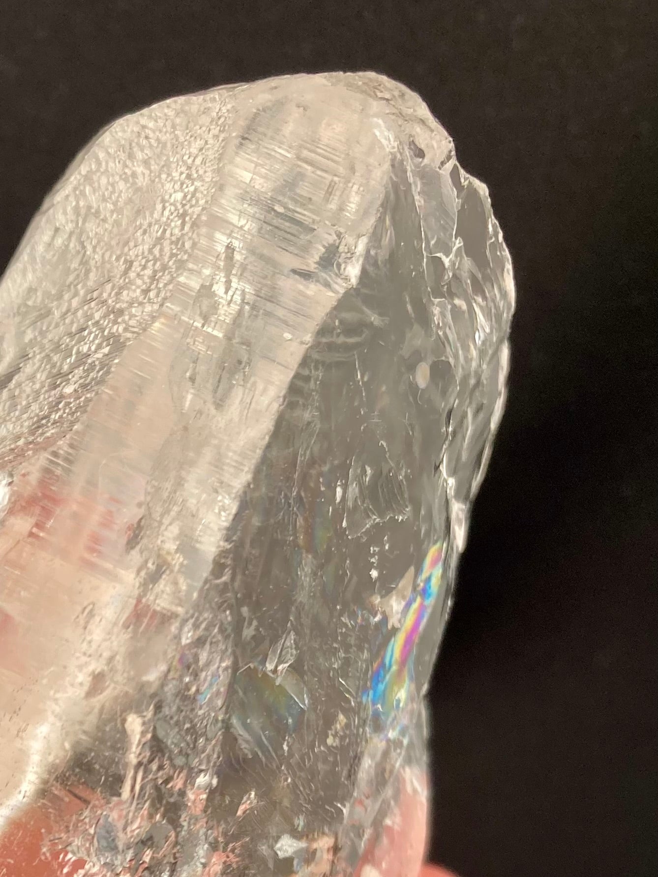 SALE】（希少）『 ロシア産 レムリアン クォーツ (虹入り) 』1 Russian