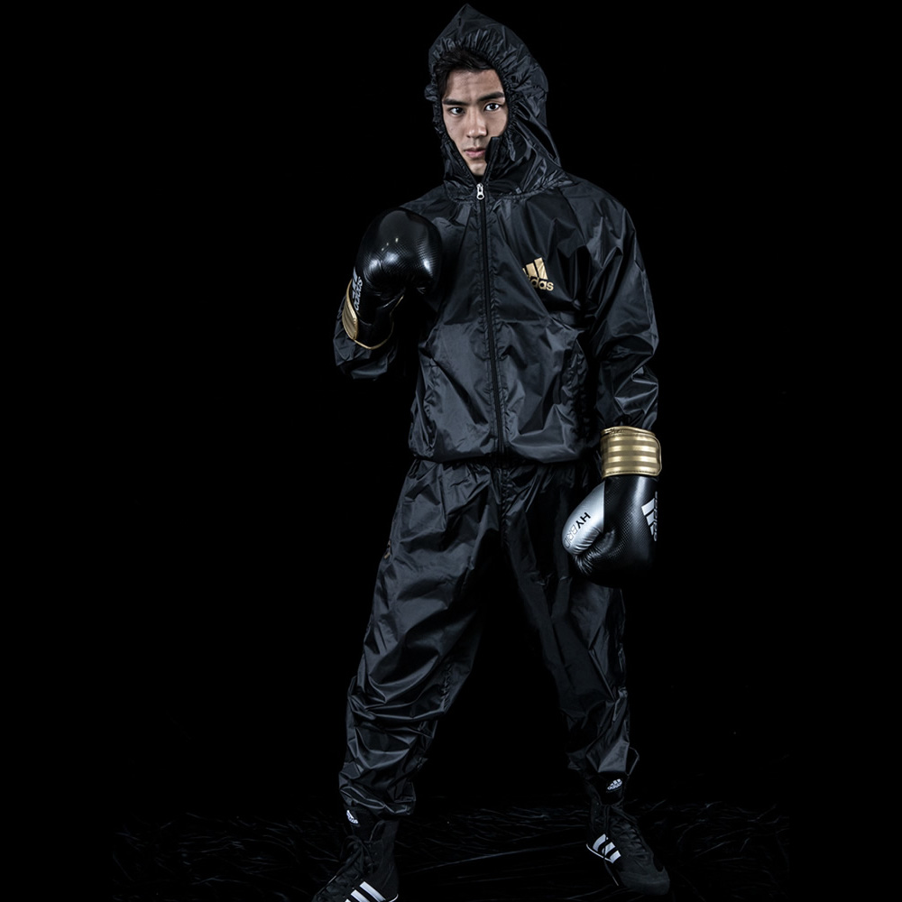 男女兼用☆SIXPAD フード付セットアップ サウナスーツ 上下LL 定価2万