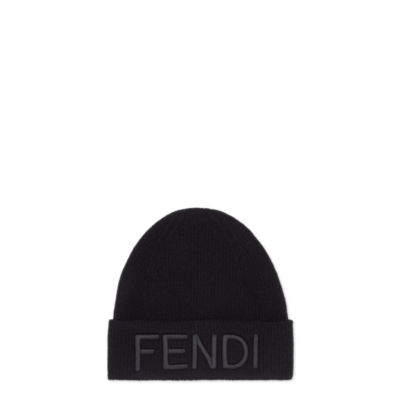 Beanie Wool Black | Fendi