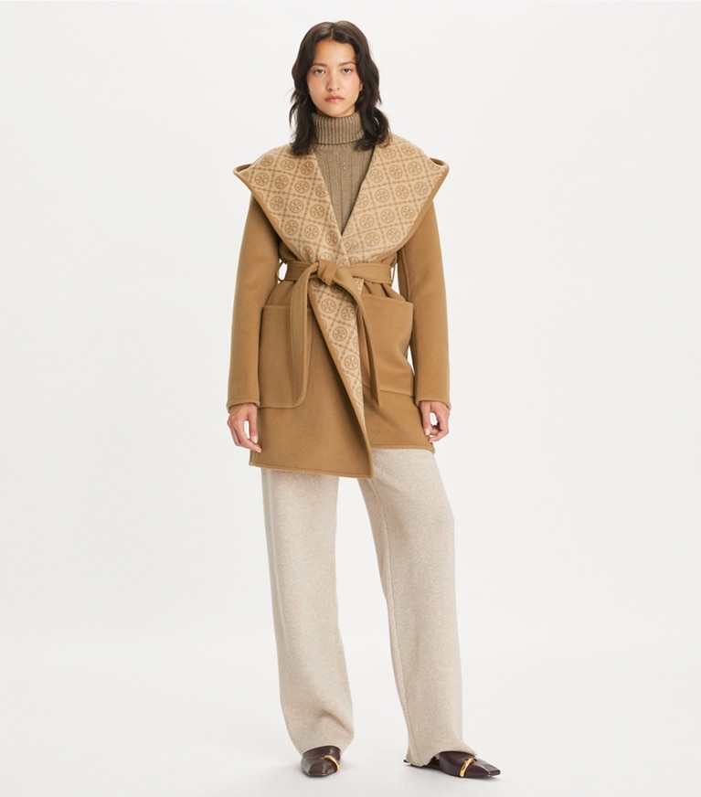 フード ウールコート: レディース コート | Tory Burch JP