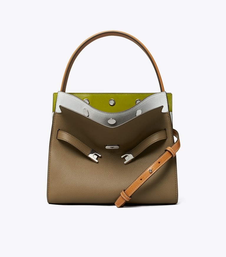 Small Lee Radziwill Pebbled Double Bag: Women's Handbags