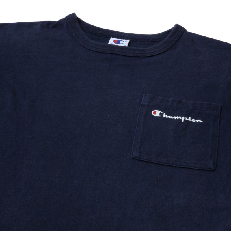 Used】 90s CHAMPION POCKET TEE - VINTAGE TOPS-| South Cedar DRIVE INN