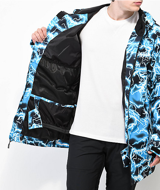 RIPNDIP Nikola Black & Blue Snow Jacket | Zumiez