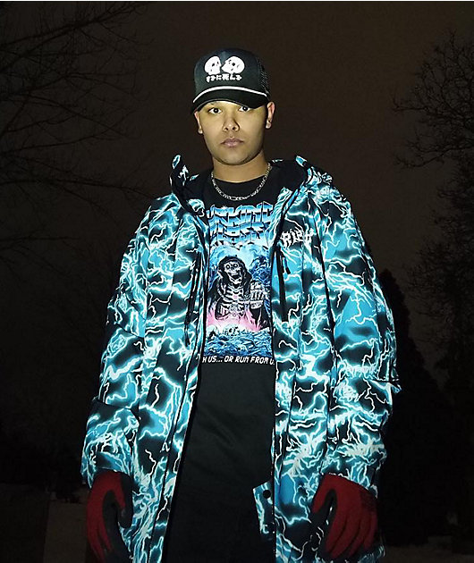 RIPNDIP Nikola Black & Blue Snow Jacket | Zumiez