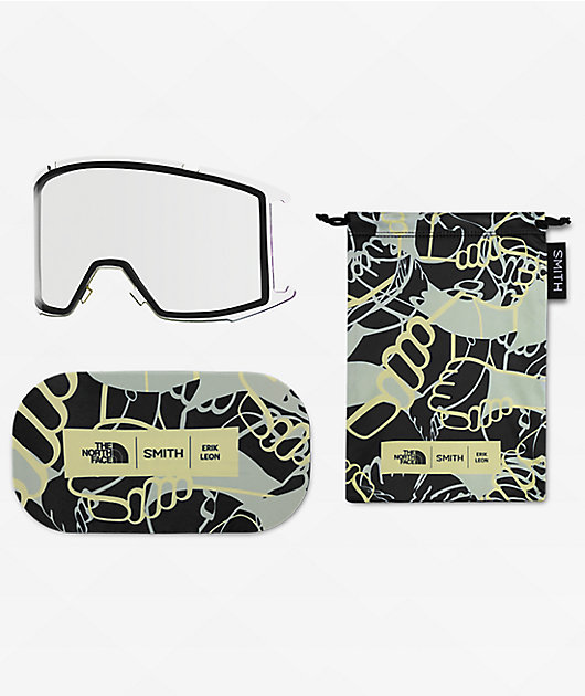 Smith x The North Face Squad Erik Leon Black & Purple Snowboard