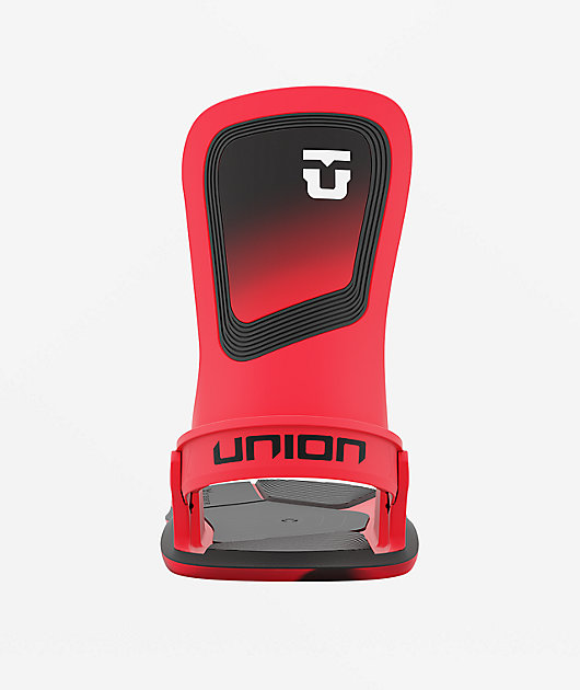 Union Ultra Hot Red Snowboard Bindings 2025 | Zumiez