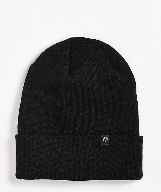 Zine Essential Black Beanie | Zumiez