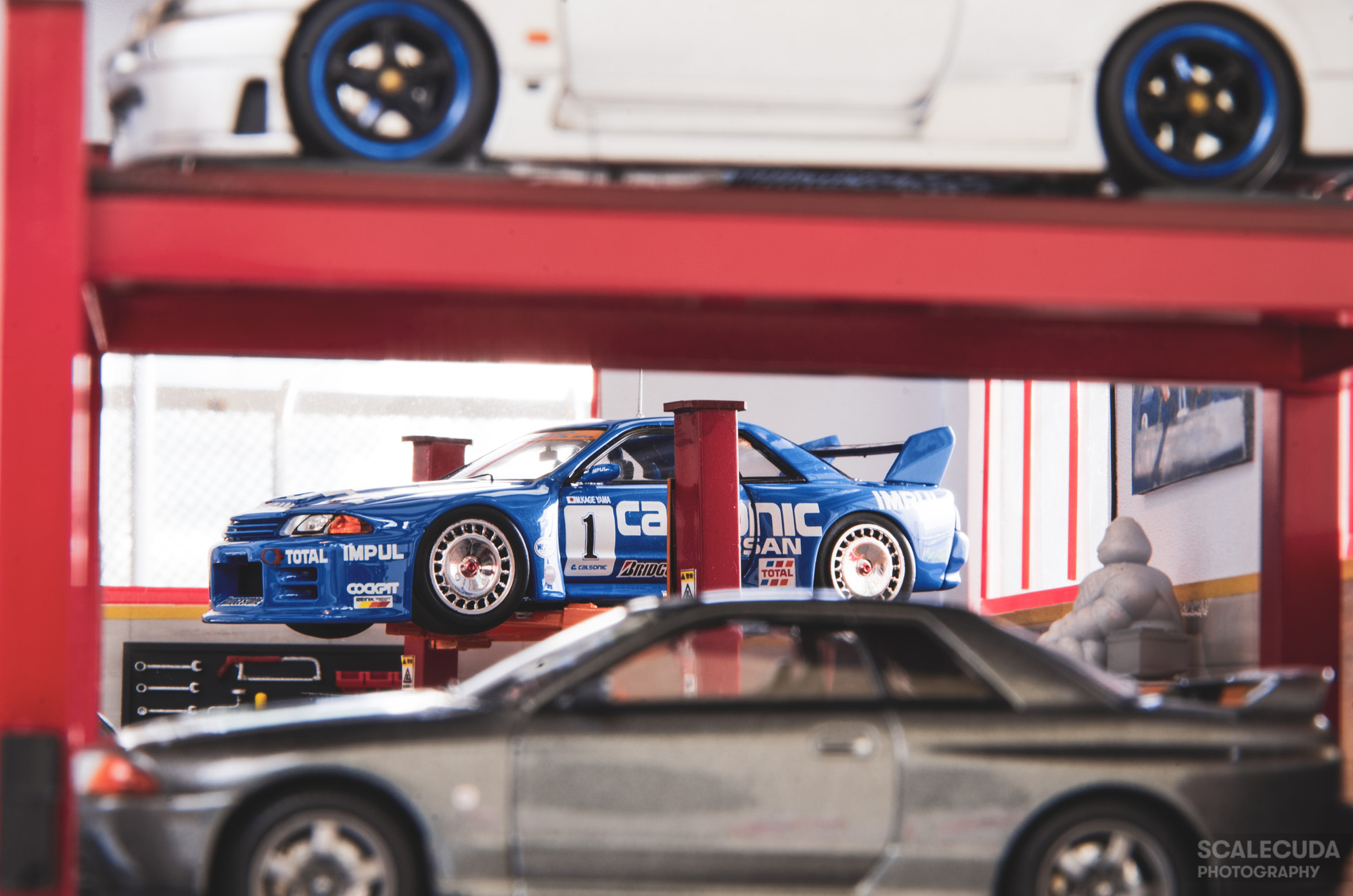 Calsonic Skyline R32 JGTC 1994 #1 - Ebbro 1/43 - Scale car photo 1/43