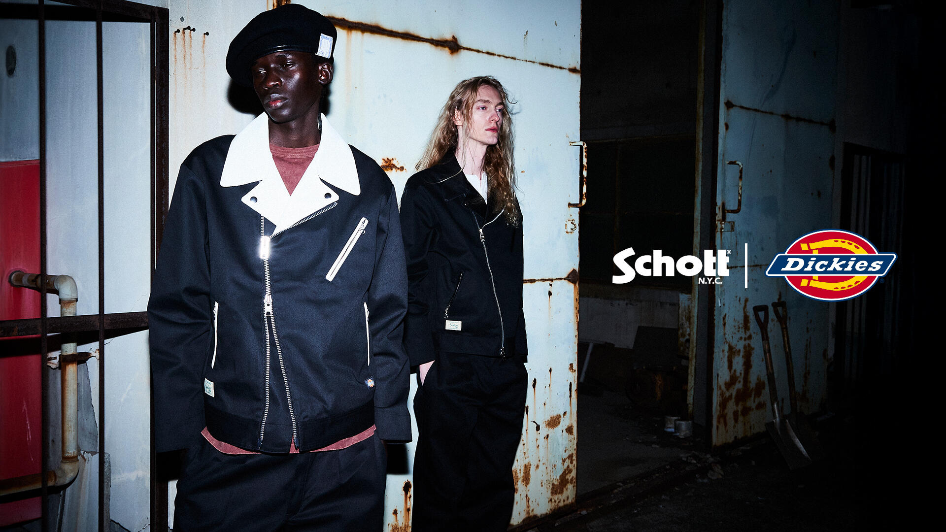 Schott Kings County ジャケット Sサイズ ヒョウ柄 Schott Kings