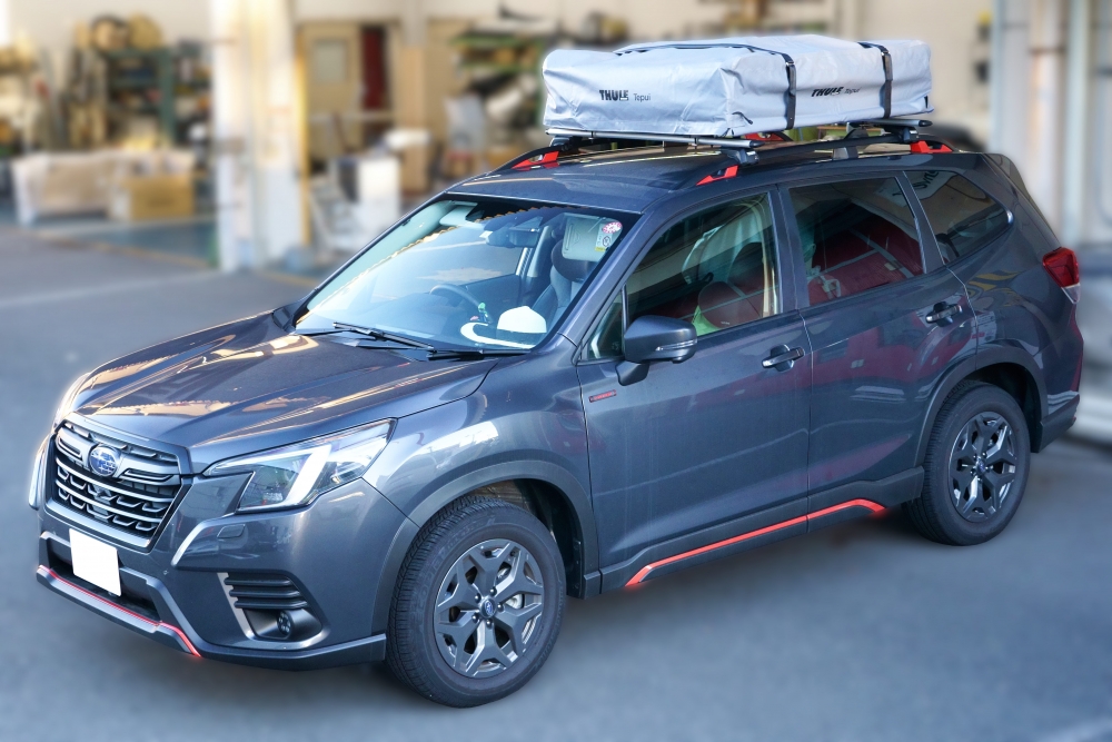 スバル フォレスター THULEルーフトップテント Tepui Explorer Ayer2
