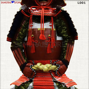 L001 赤二枚胴具足 鎧 等身大 - サムライストア SAMURAI STORE