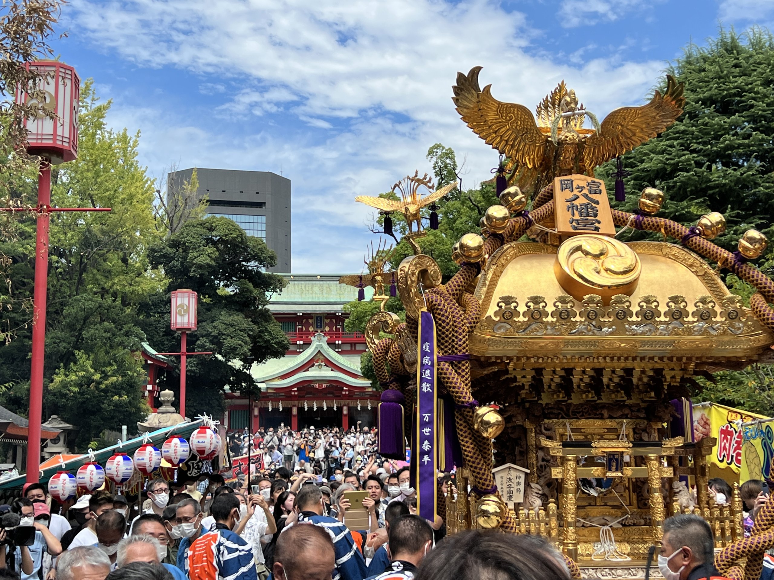江戸三大祭りのひとつ「富岡八幡宮例祭（深川八幡祭り）」が8月13～17