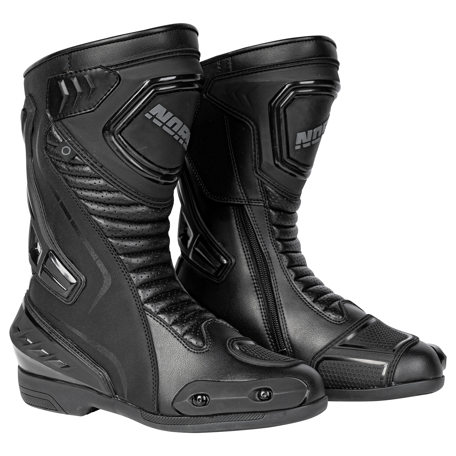 Noru Hakone Black Street Motorcycle Boot| Santa Clara Cycle