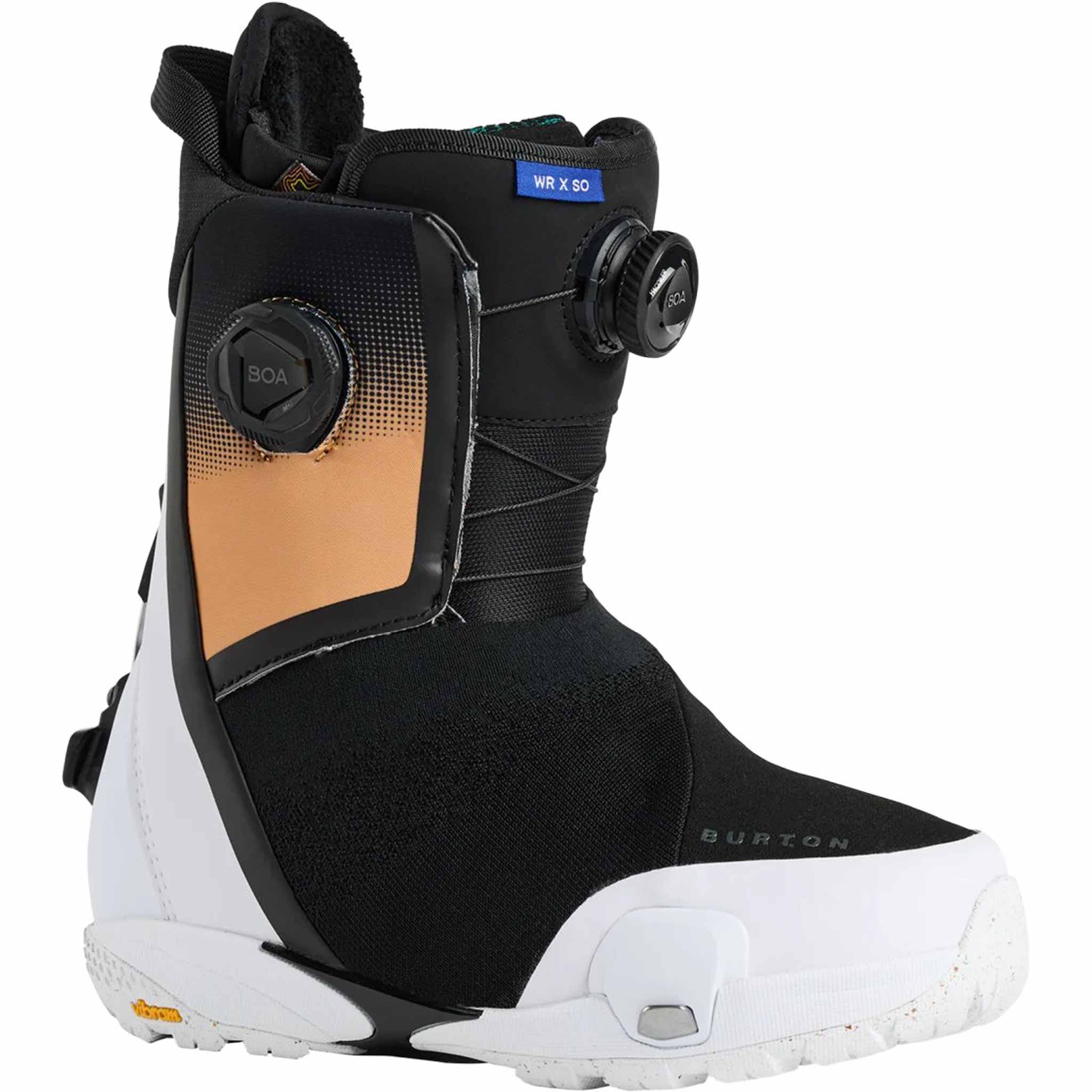 Burton Women's Waverange X Step On Snowboard Boot Orange Cream